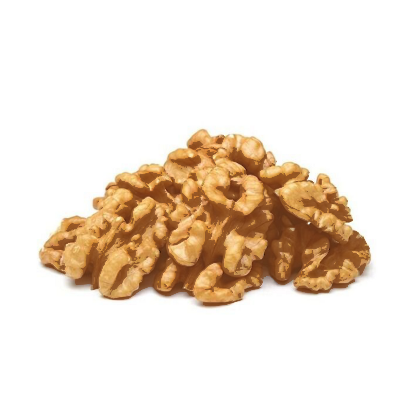 Nueces en mitades